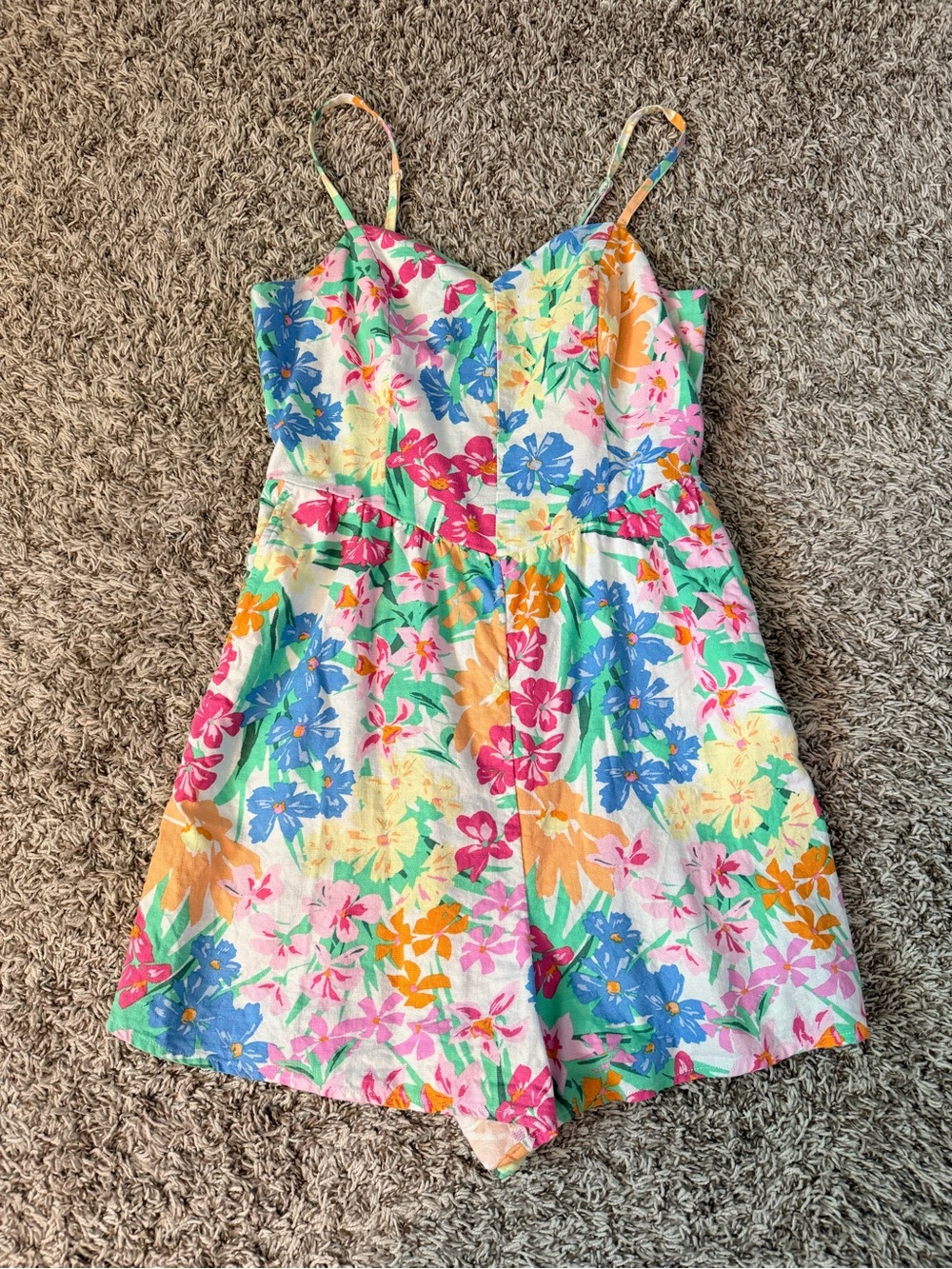 EUC! Old Navy Floral Romper M TALL